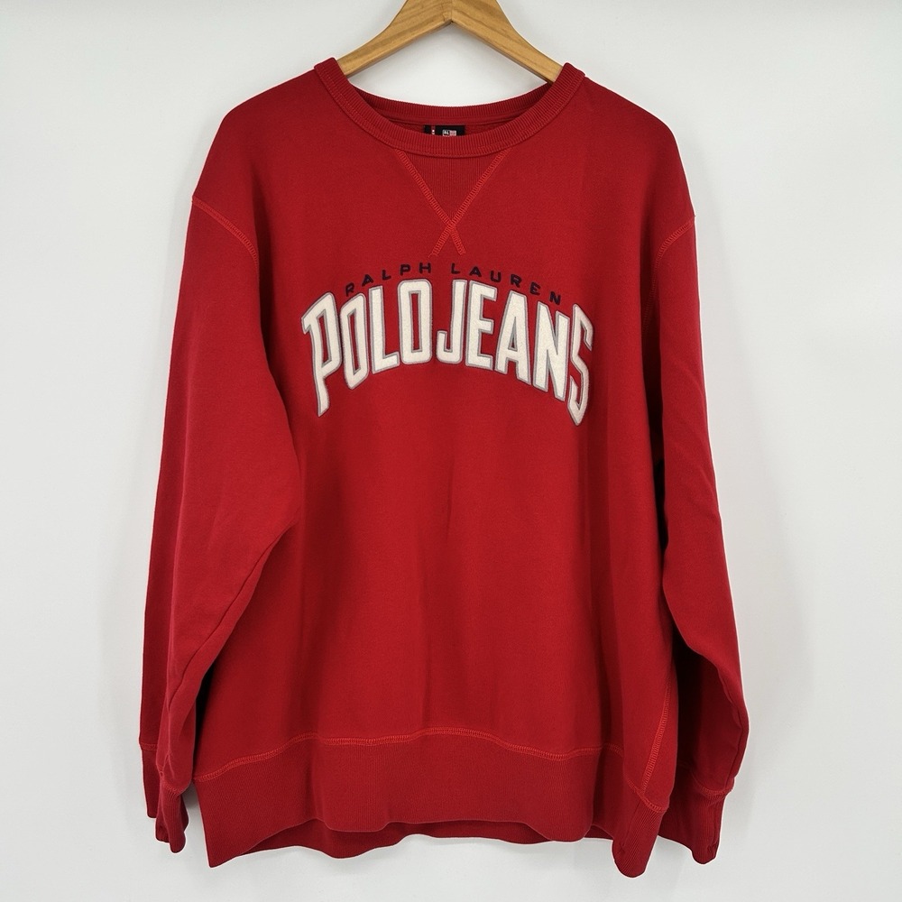 Vintage Ralph Lauren Polo Jeans Sweatshirt Mens XL Americana Gorp Crew Neck